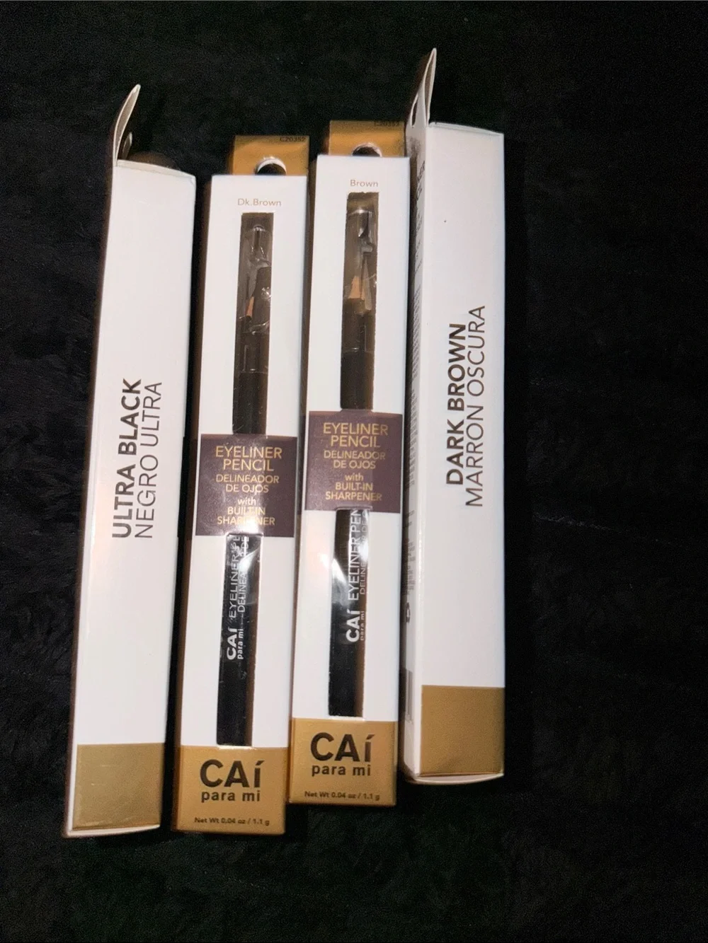 CAÌ Dark Brown Eyeliner Pencil with Built-in Sharpener-2/$12 Black &Brown Liner